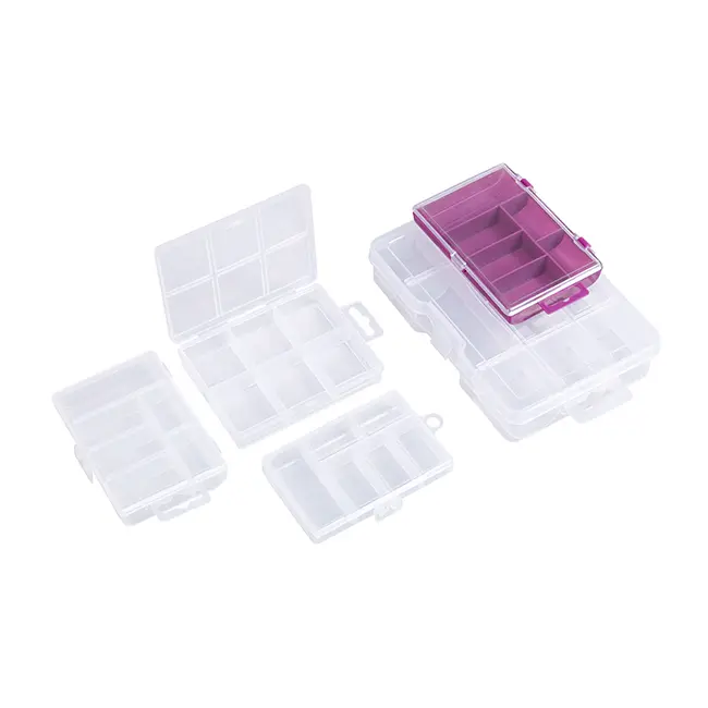 Plastic 6 Compartment PP Box ZYPP6C