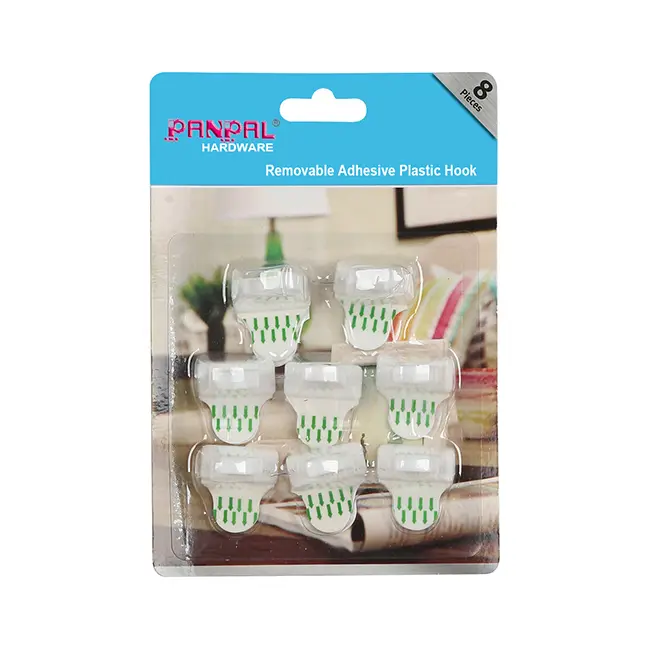 Blister Packing Plastic Adhesive Hook ZY952