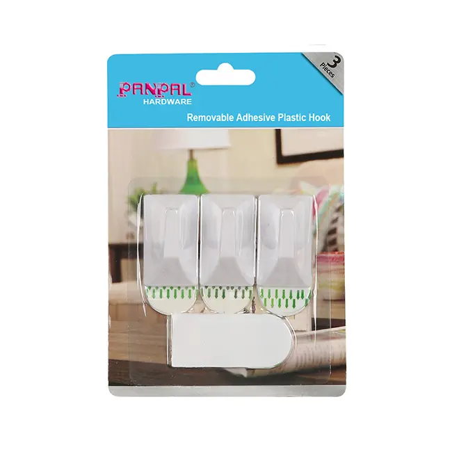 Blister Packing Plastic Adhesive Hook ZY954