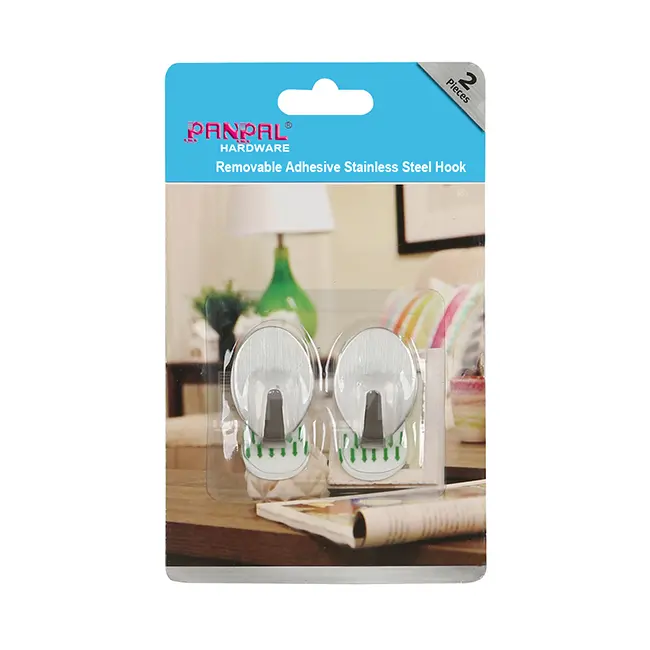 Blister Packing Stainless Steel Adhesive Hook ZY955