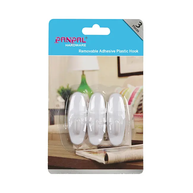 Blister Packing Plastic Adhesive Hook ZY956