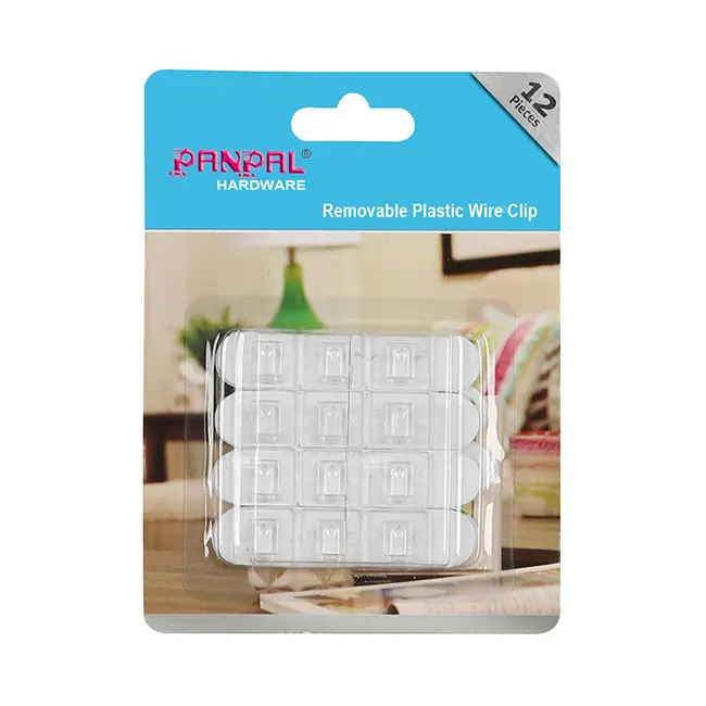 Blister Packing Plastic Adhesive Wire Clip ZY965